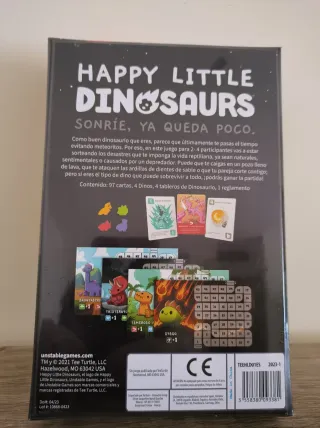 Juego de mesa Happy Little Dinosaurs