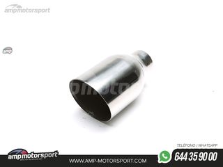 COLA DE ESCAPE REDONDA OVALADA 110x115MM