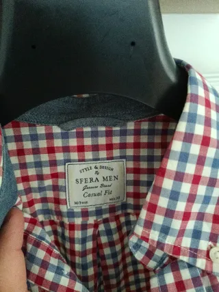 Camisa cuadros Sfera Talla M