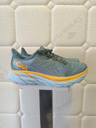 Zapatillas Hoka Clifton 8 Gris Naranja
