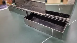 Espejo baño con cajones y luz