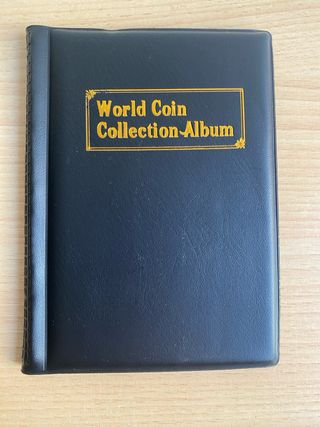 Set de 3 álbumes para coleccionar monedas