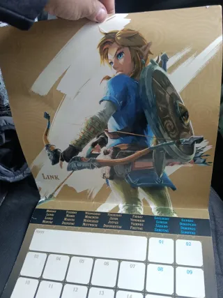 Calendario The Legend of Zelda Breath of the Wild