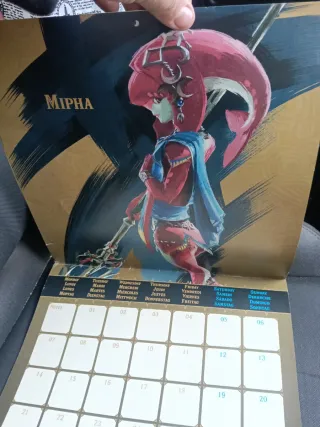 Calendario The Legend of Zelda Breath of the Wild