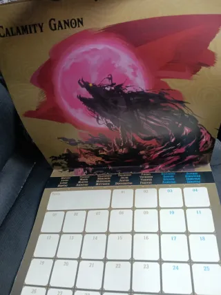 Calendario The Legend of Zelda Breath of the Wild