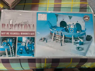 Maqueta Barco Madera Constructo Diorama