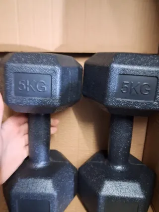 Manubri da 5 kg (confezione da 2)