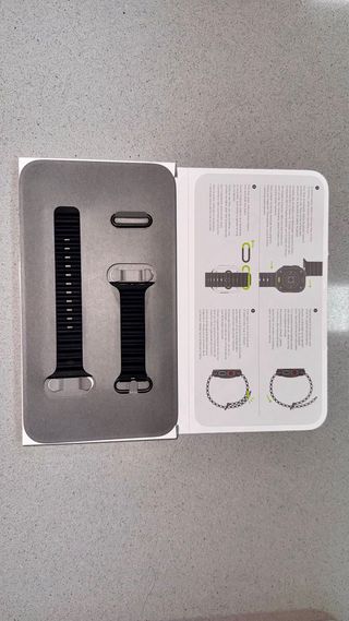 Correa Apple Watch Ultra 3 Ocean Negro Titanio