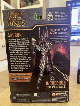 Figuras Aragorn, Gandalf y Sauron (ESDLA)