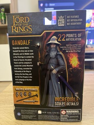 Figuras Aragorn, Gandalf y Sauron (ESDLA)
