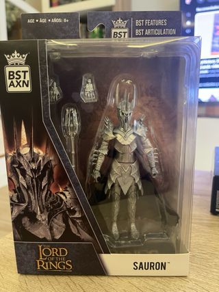 Figuras Aragorn, Gandalf y Sauron (ESDLA)