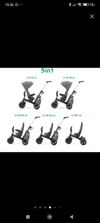 Carrito triciclo Kinderkraft