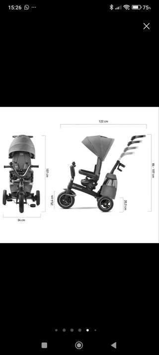 Carrito triciclo Kinderkraft
