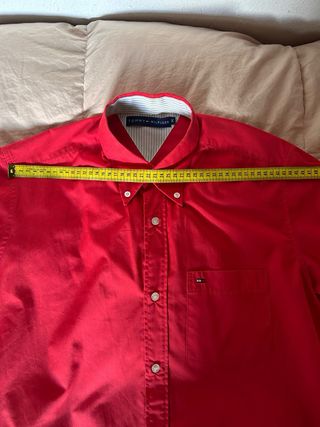 Camisa Tommy Hilfiger Manga Corta Roja Talla M