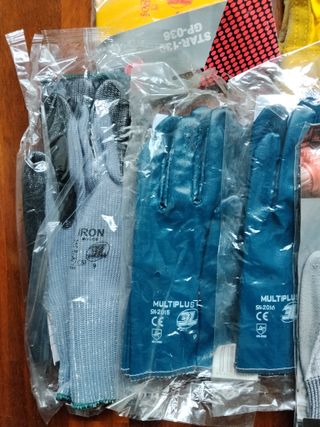 Guantes construcción, granja, caserío, tranporte,