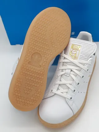 Adidas Stan Smith Bianche Oro Tg 36 2/3