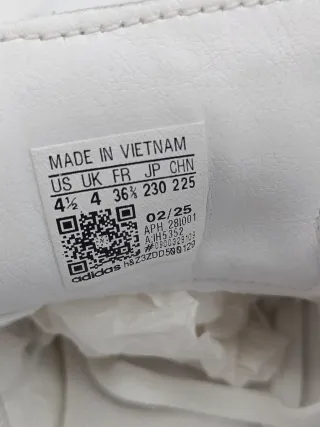 Adidas Stan Smith Bianche Oro Tg 36 2/3