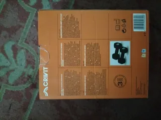 Set 2 Mancuernas Crivit 5kg Nuevas Caja