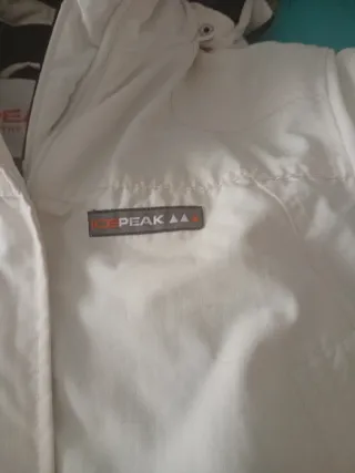 Anorak largo ICEPEAK blanco
