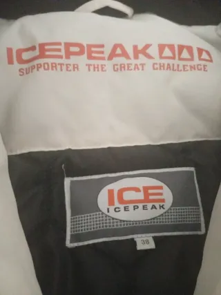 Anorak largo ICEPEAK blanco