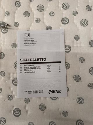 Scaldaletto Imetec 150x80cm