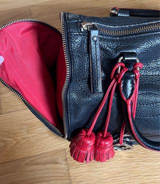 Bolso Purificación García Negro y Rojo