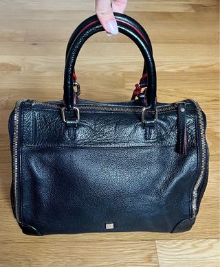 Bolso Purificación García Negro y Rojo