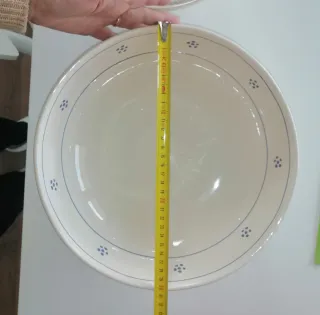 Coppe rustiche in ceramica blu e bianche