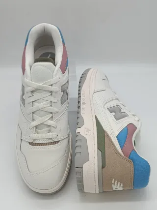 New Balance 550 Uomo Taglia 44 Bianca