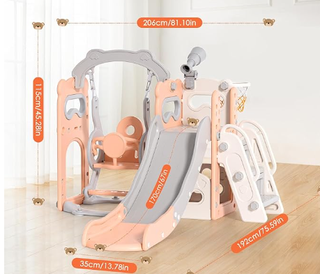 Tobogán y Columpio Infantil 6 en 1