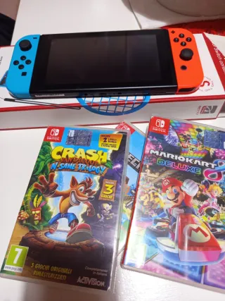 Nintendo Switch Completa Blu/Rosso