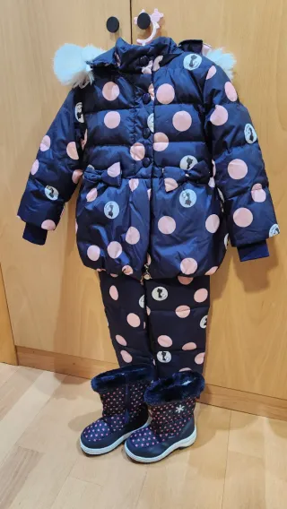 Traje de nieve infantil 3-4 años