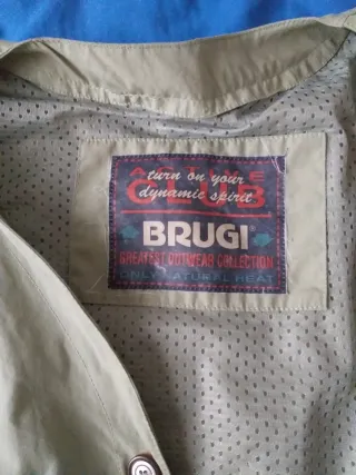 Gilet sportivo Brugi uomo verde oliva 5 tasche