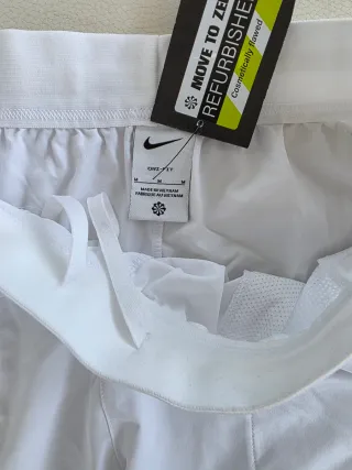 Pantaloncini Nike Tennis Bianchi Nuovi