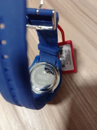 Reloj Militar Suizo Hanowa Azul