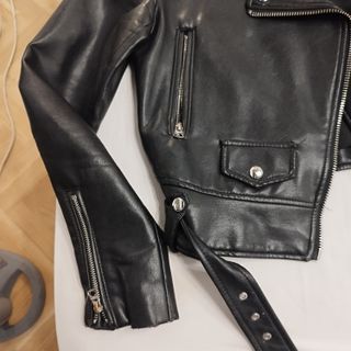 Chaqueta diseño Biker chupa Cuero Mujer Talla S