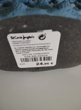 Decoración Coral Azul