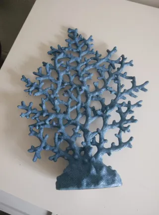 Decoración Coral Azul