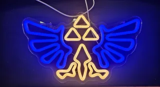 Letrero Neón Legend of Zelda Trifuerza