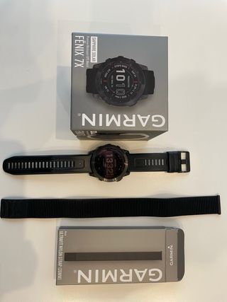 Garmin Fenix 7X Sapphire Solar Negro/Plata