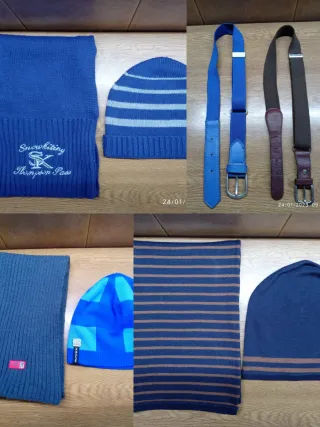 Set di accessori per bambini: cappelli, sciarpe e cinture