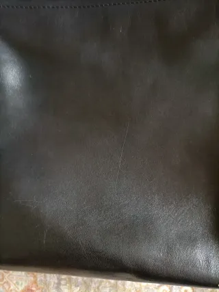 Borsetta vintage in pelle nera