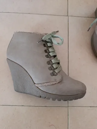 Botines Marypaz Beige Talla 38