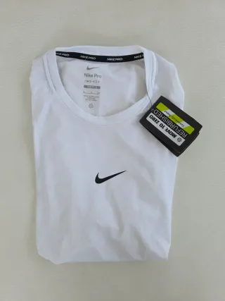 Maglia Nike Pro bianca