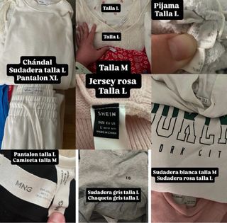 Lote de ropa mujer tallas – todo junto o por
