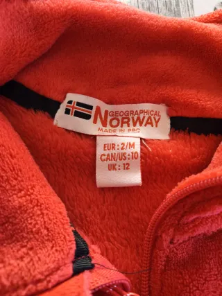 Polar Geographical Norway Rojo talla M original