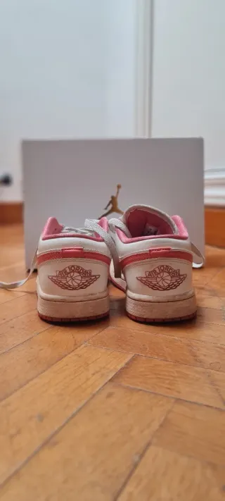 Nike Air Jordan 1 Low Mujer Blanco/Rosa