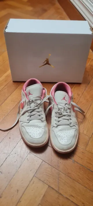 Nike Air Jordan 1 Low Mujer Blanco/Rosa