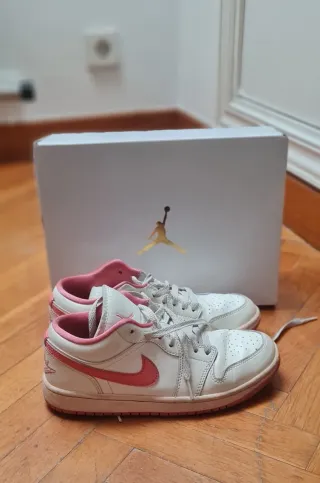 Nike Air Jordan 1 Low Mujer Blanco/Rosa