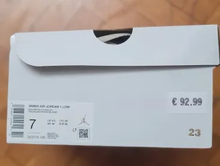 Nike Air Jordan 1 Low Mujer Blanco/Rosa